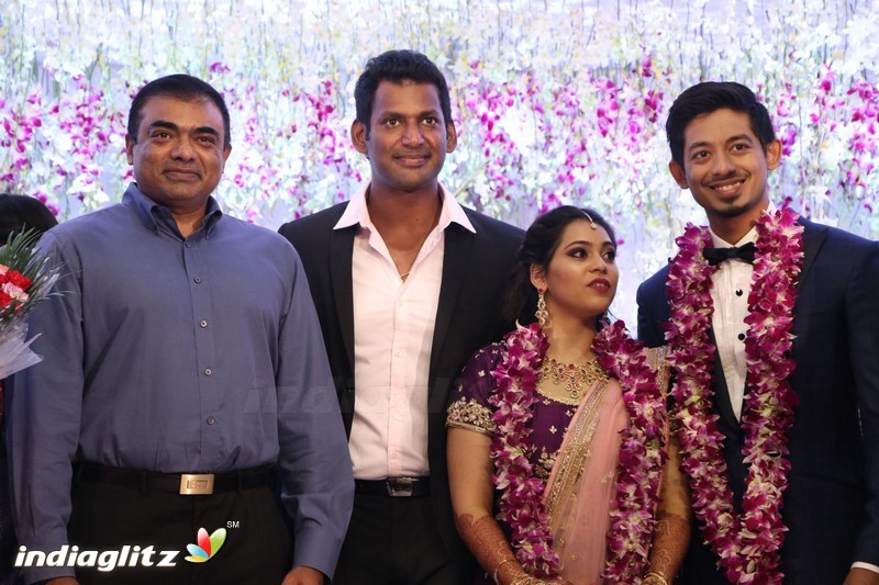 Vishal's Sister Aishwarya Wedding & Reception