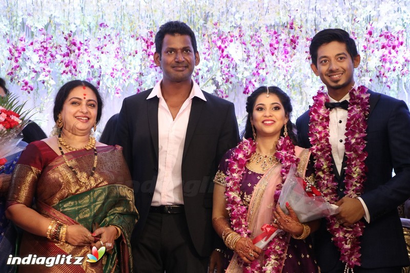 Vishal's Sister Aishwarya Wedding & Reception