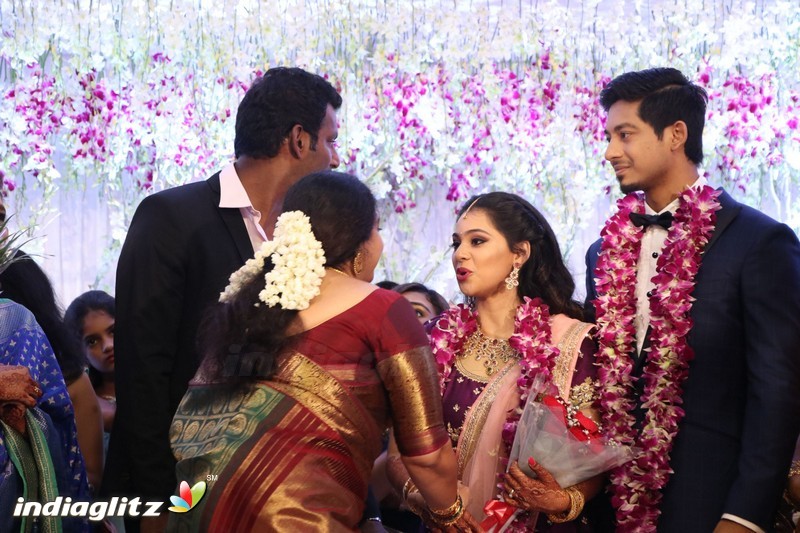 Vishal's Sister Aishwarya Wedding & Reception