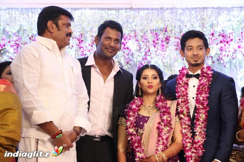 Vishal's Sister Aishwarya Wedding & Reception