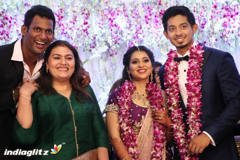 Vishal's Sister Aishwarya Wedding & Reception