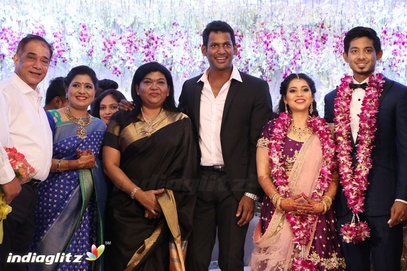 Vishal's Sister Aishwarya Wedding & Reception