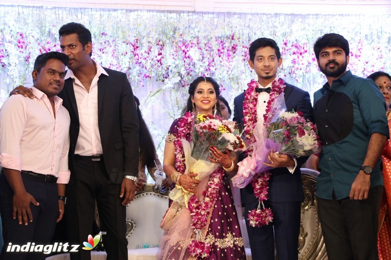 Vishal's Sister Aishwarya Wedding & Reception