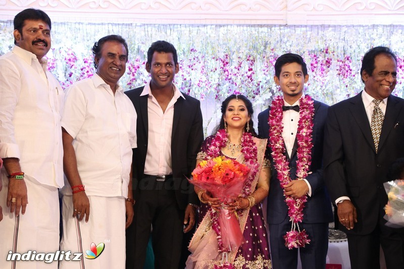 Vishal's Sister Aishwarya Wedding & Reception