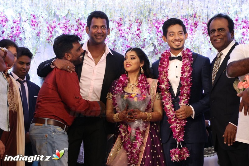 Vishal's Sister Aishwarya Wedding & Reception