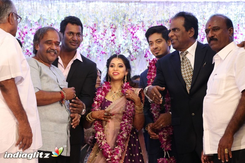 Vishal's Sister Aishwarya Wedding & Reception