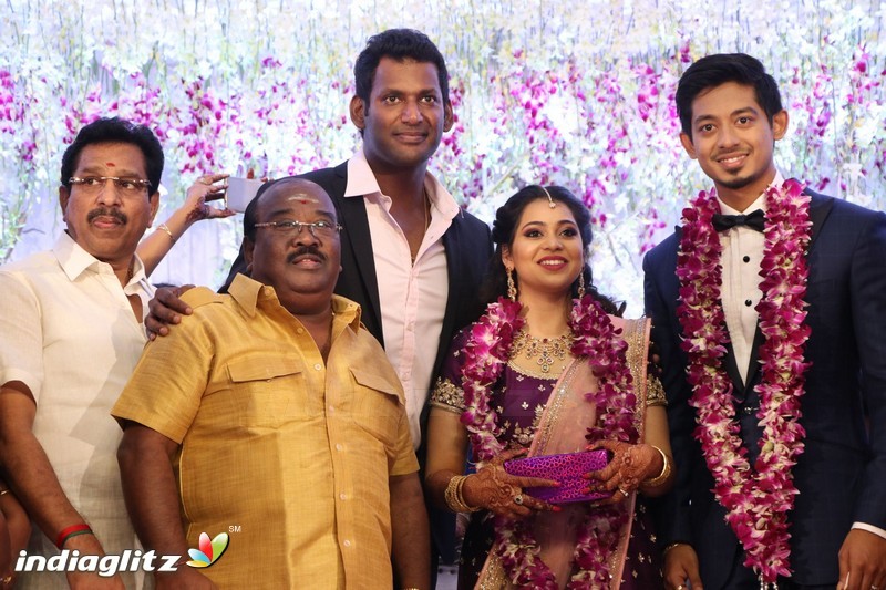 Vishal's Sister Aishwarya Wedding & Reception