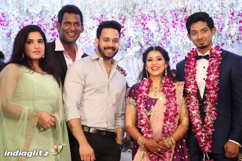 Vishal's Sister Aishwarya Wedding & Reception