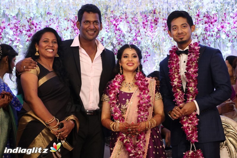 Vishal's Sister Aishwarya Wedding & Reception