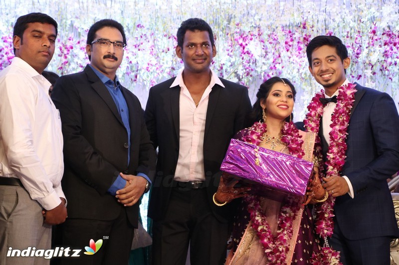 Vishal's Sister Aishwarya Wedding & Reception