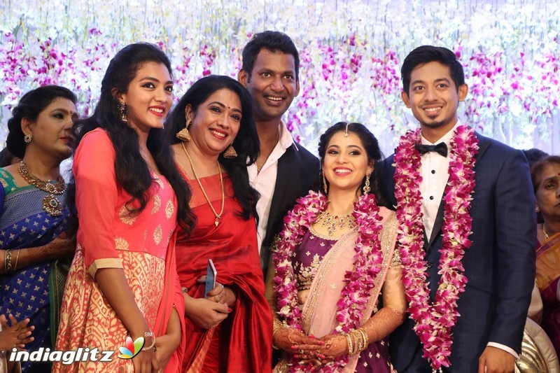 Vishal's Sister Aishwarya Wedding & Reception