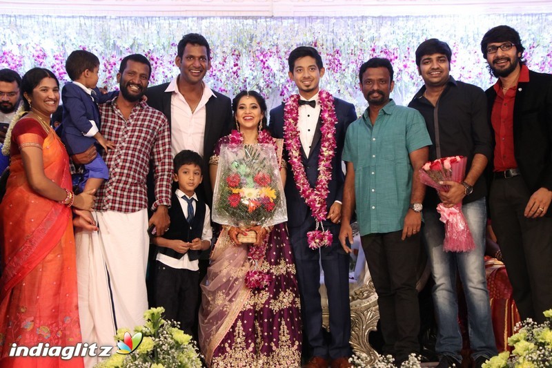 Vishal's Sister Aishwarya Wedding & Reception