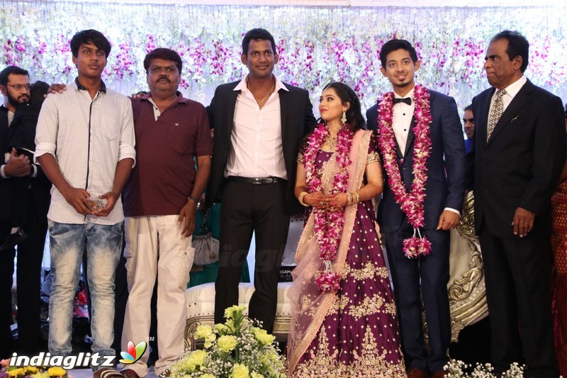 Vishal's Sister Aishwarya Wedding & Reception