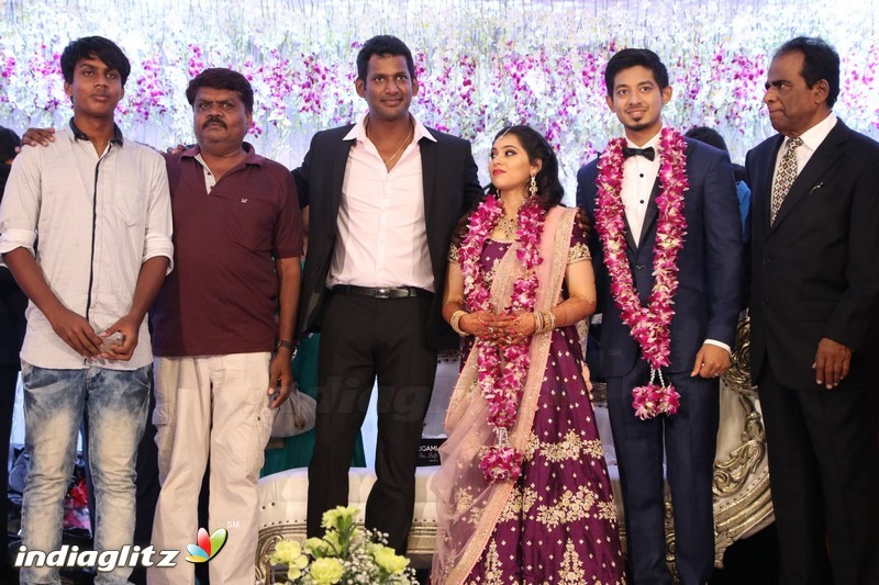 Vishal's Sister Aishwarya Wedding & Reception