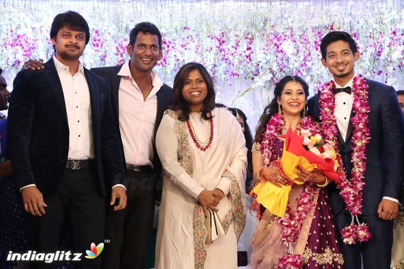 Vishal's Sister Aishwarya Wedding & Reception