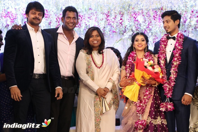 Vishal's Sister Aishwarya Wedding & Reception