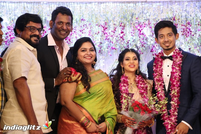 Vishal's Sister Aishwarya Wedding & Reception