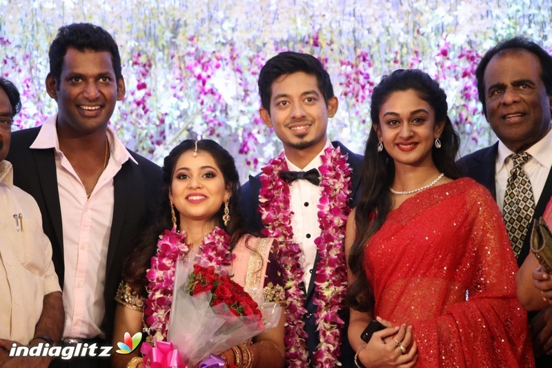 Vishal's Sister Aishwarya Wedding & Reception