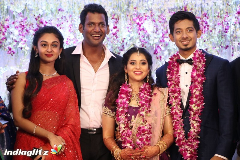 Vishal's Sister Aishwarya Wedding & Reception