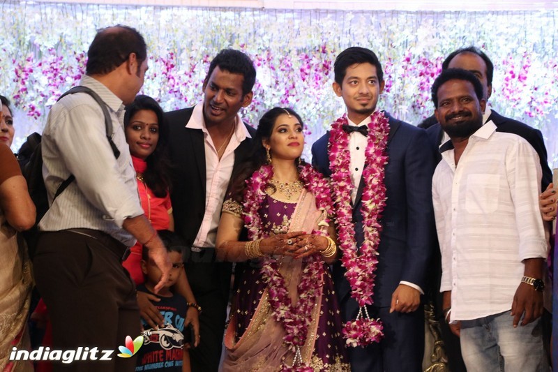 Vishal's Sister Aishwarya Wedding & Reception