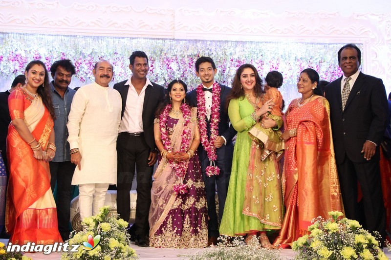 Vishal's Sister Aishwarya Wedding & Reception