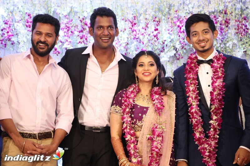 Vishal's Sister Aishwarya Wedding & Reception