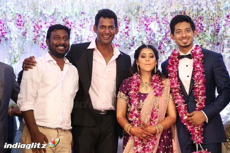 Vishal's Sister Aishwarya Wedding & Reception