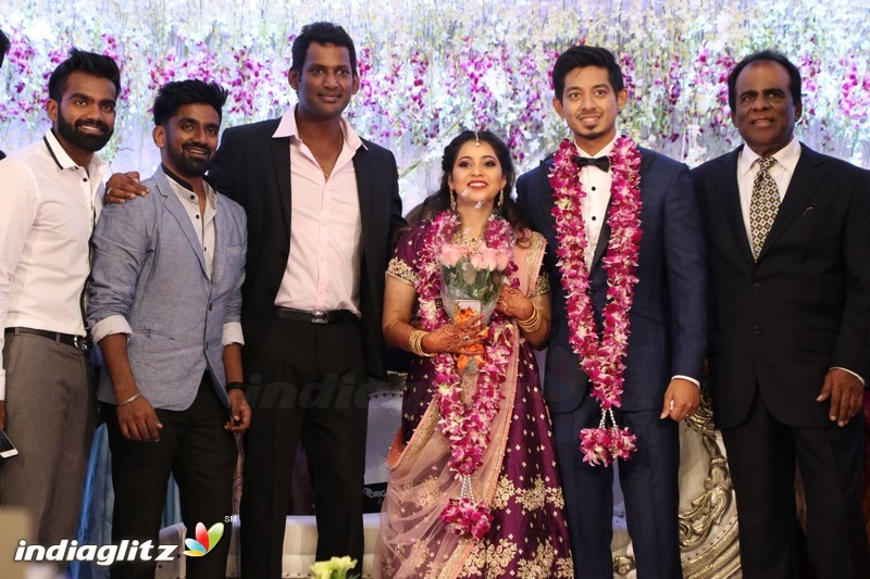 Vishal's Sister Aishwarya Wedding & Reception