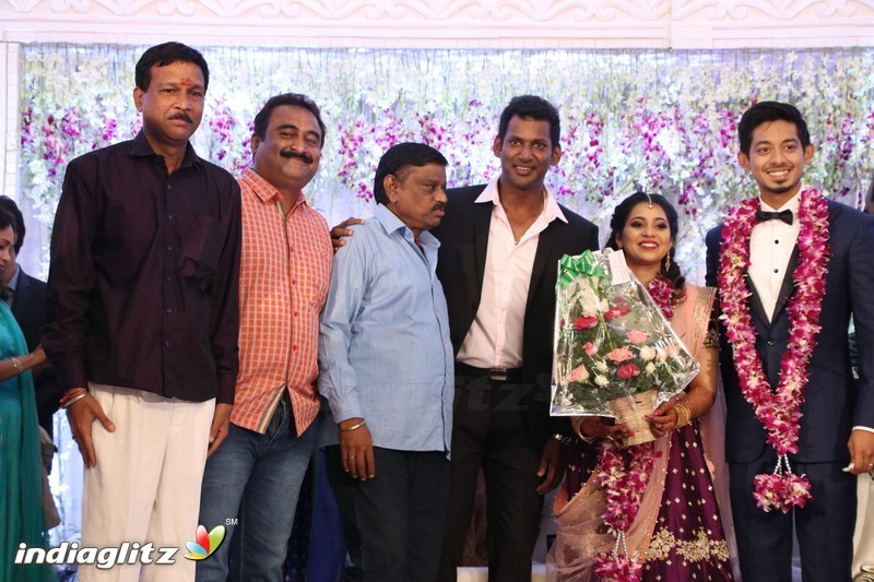 Vishal's Sister Aishwarya Wedding & Reception