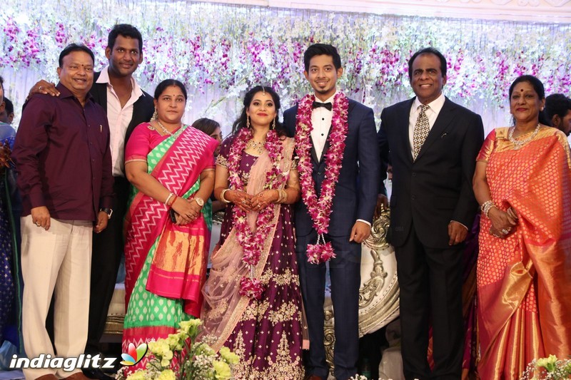 Vishal's Sister Aishwarya Wedding & Reception