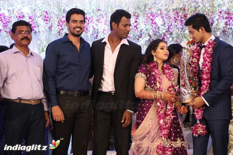 Vishal's Sister Aishwarya Wedding & Reception