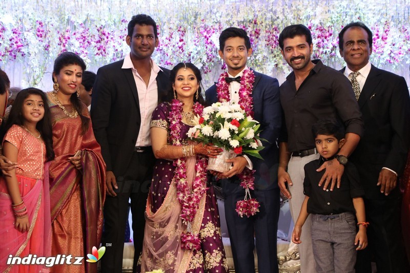 Vishal's Sister Aishwarya Wedding & Reception