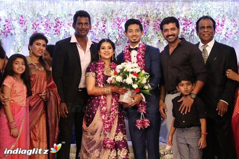 Vishal's Sister Aishwarya Wedding & Reception