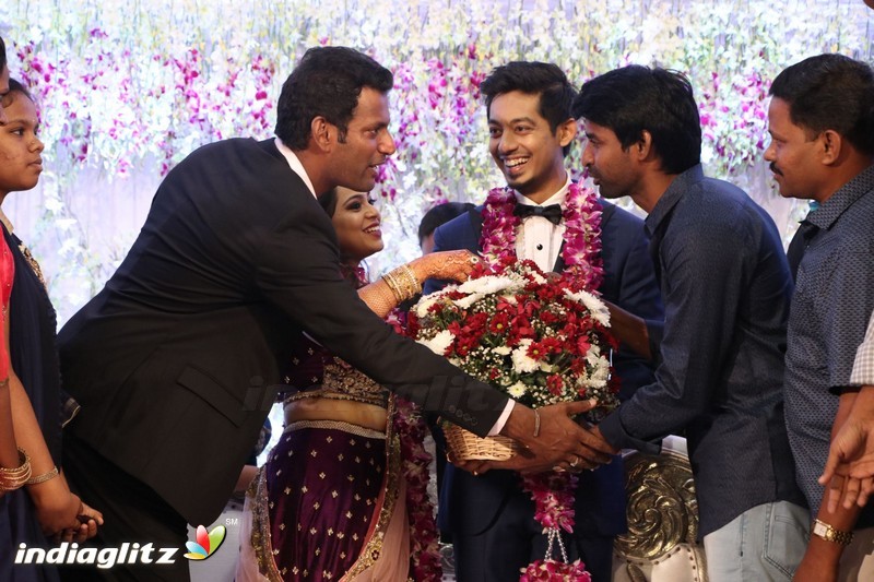 Vishal's Sister Aishwarya Wedding & Reception