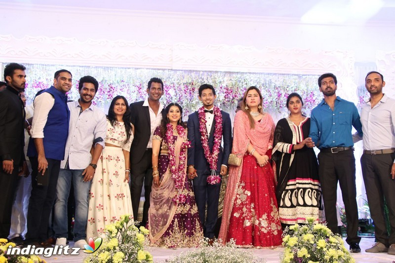 Vishal's Sister Aishwarya Wedding & Reception