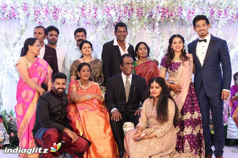 Vishal's Sister Aishwarya Wedding & Reception