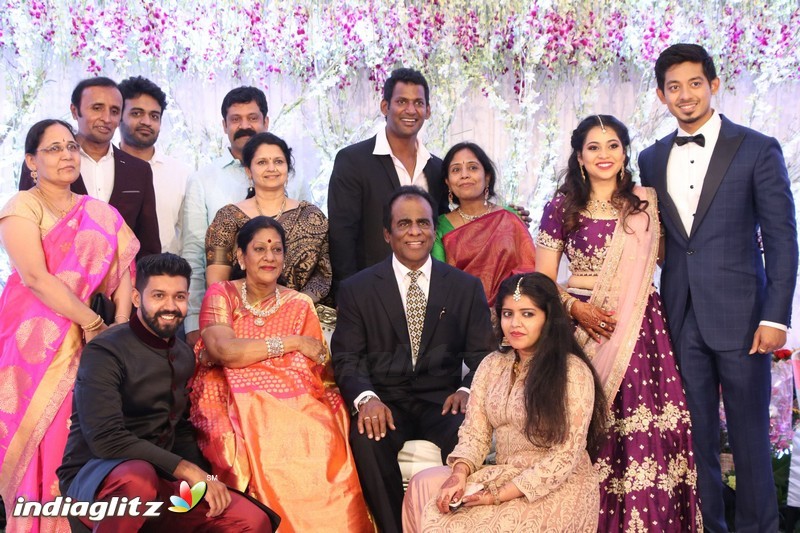 Vishal's Sister Aishwarya Wedding & Reception