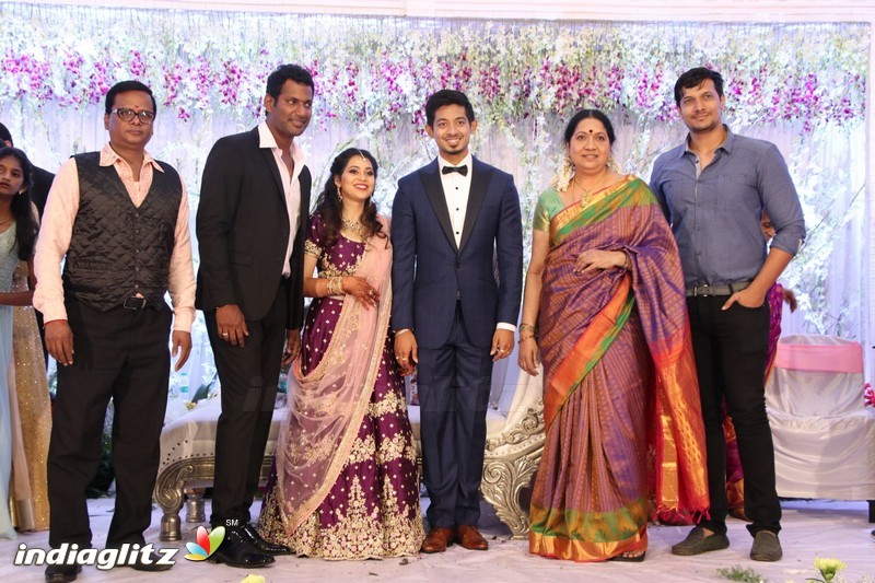 Vishal's Sister Aishwarya Wedding & Reception