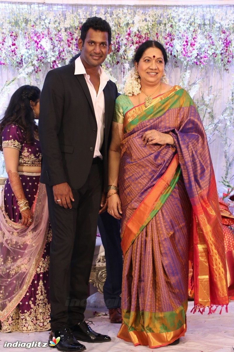 Vishal's Sister Aishwarya Wedding & Reception