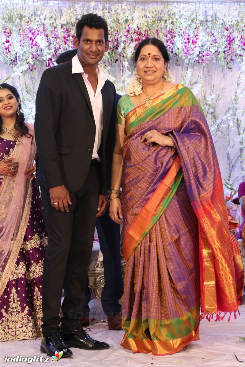 Vishal's Sister Aishwarya Wedding & Reception