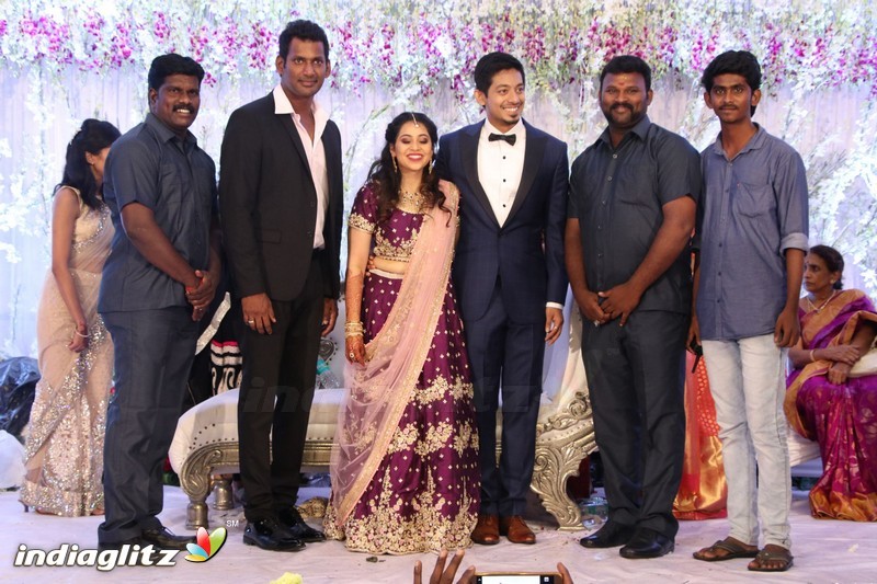 Vishal's Sister Aishwarya Wedding & Reception