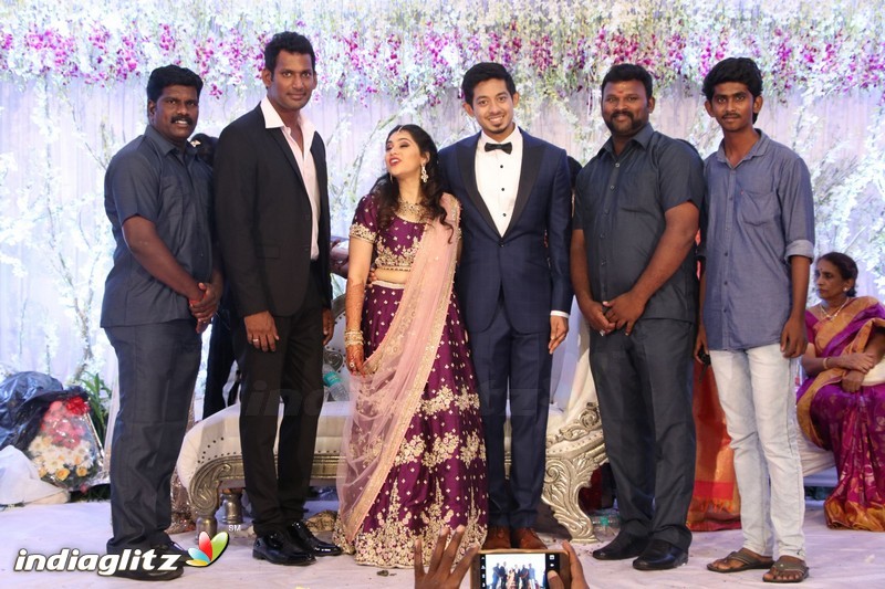 Vishal's Sister Aishwarya Wedding & Reception