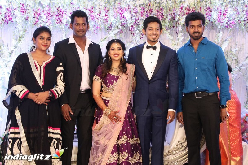 Vishal's Sister Aishwarya Wedding & Reception