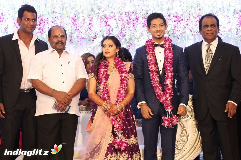 Vishal's Sister Aishwarya Wedding & Reception