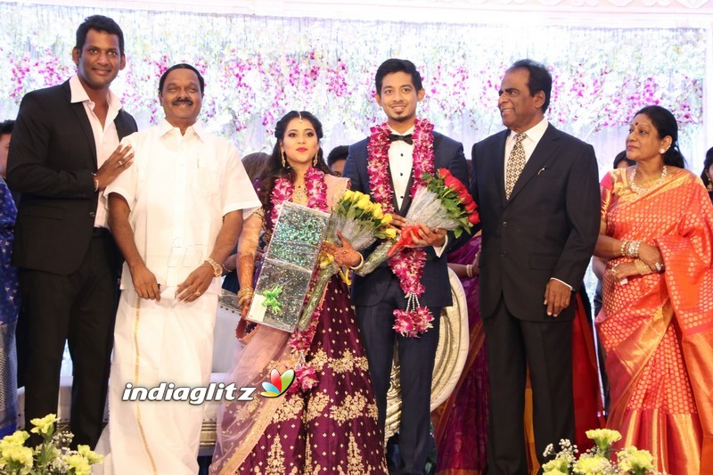 Vishal's Sister Aishwarya Wedding & Reception