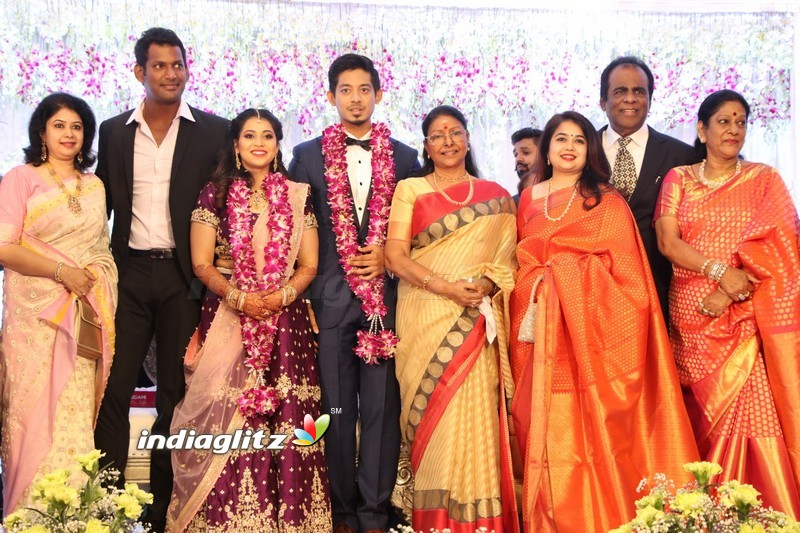 Vishal's Sister Aishwarya Wedding & Reception