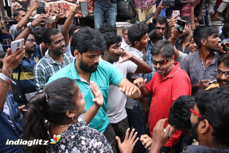 Vivegam Movie Fans Celebration in Chennai Kasi Theater