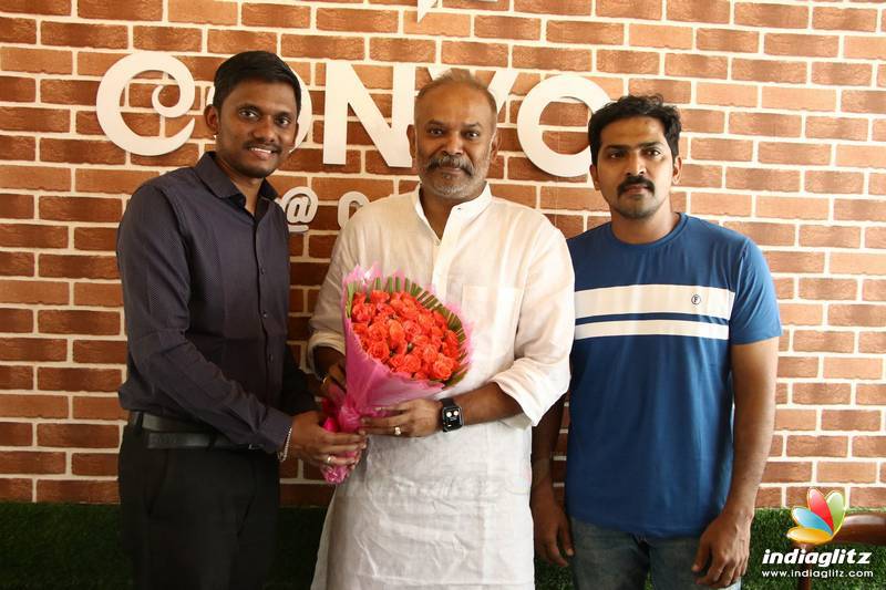 Venkat Prabhu at Varnamala Wedding Experience Center