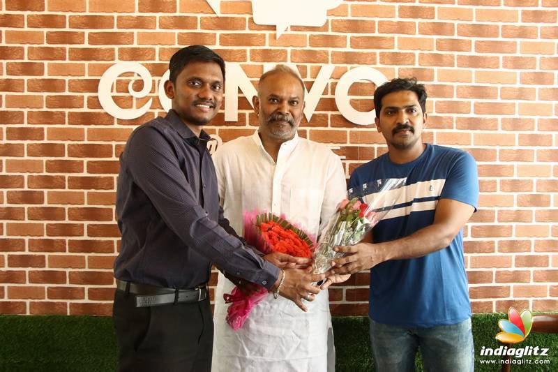 Venkat Prabhu at Varnamala Wedding Experience Center