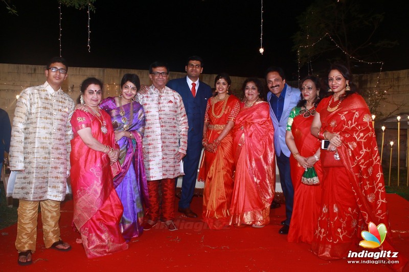 Y Gee Mahendra's Son Harshavardhana - Shwetha Wedding Reception